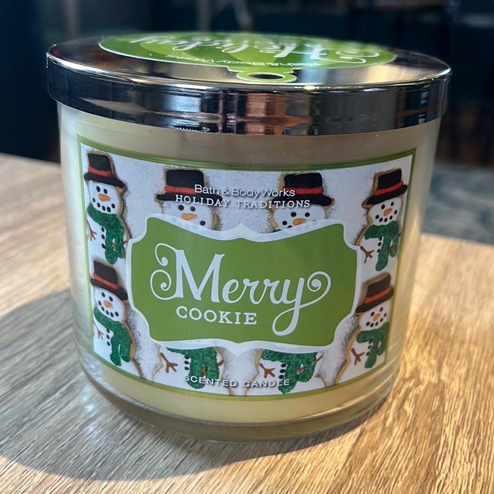 Merry Cookie 3 wick candle